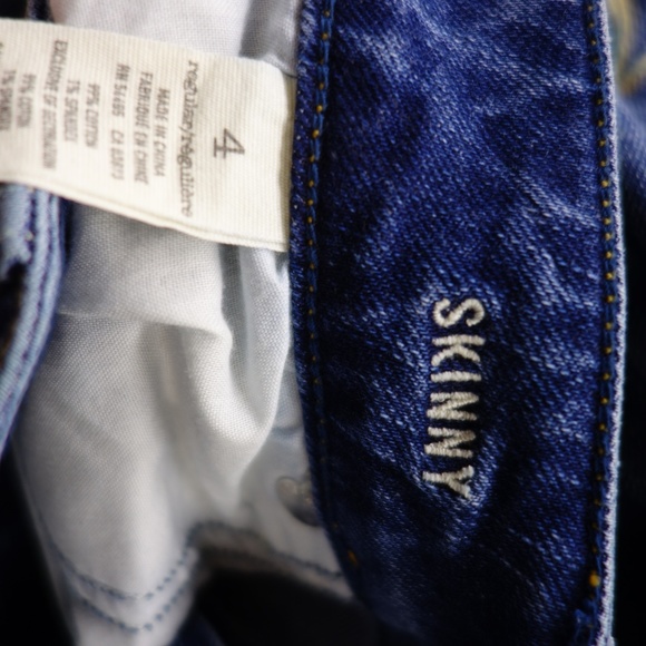 American Eagle Stretch Skinny Jeans Sz 4 Reg - Picture 4 of 7